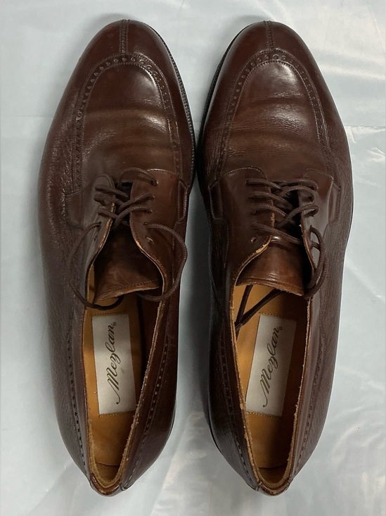 Mezlan Brown Leather Derby Lace-Up Shoes PR26-11 main image 4